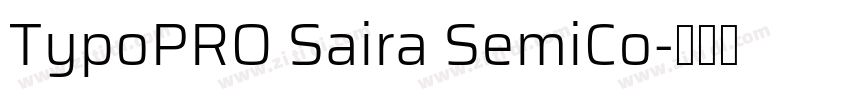 TypoPRO Saira SemiCo字体转换